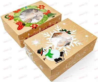 Grandes caixas de presente de Natal